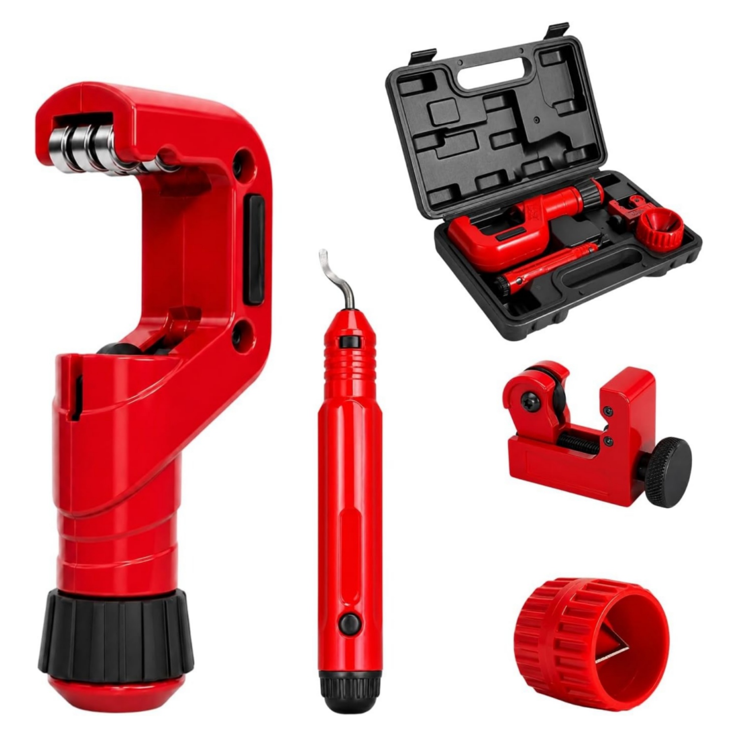 Pipe Cutter Ratchet - Набор из 4-х прочных труборезов с