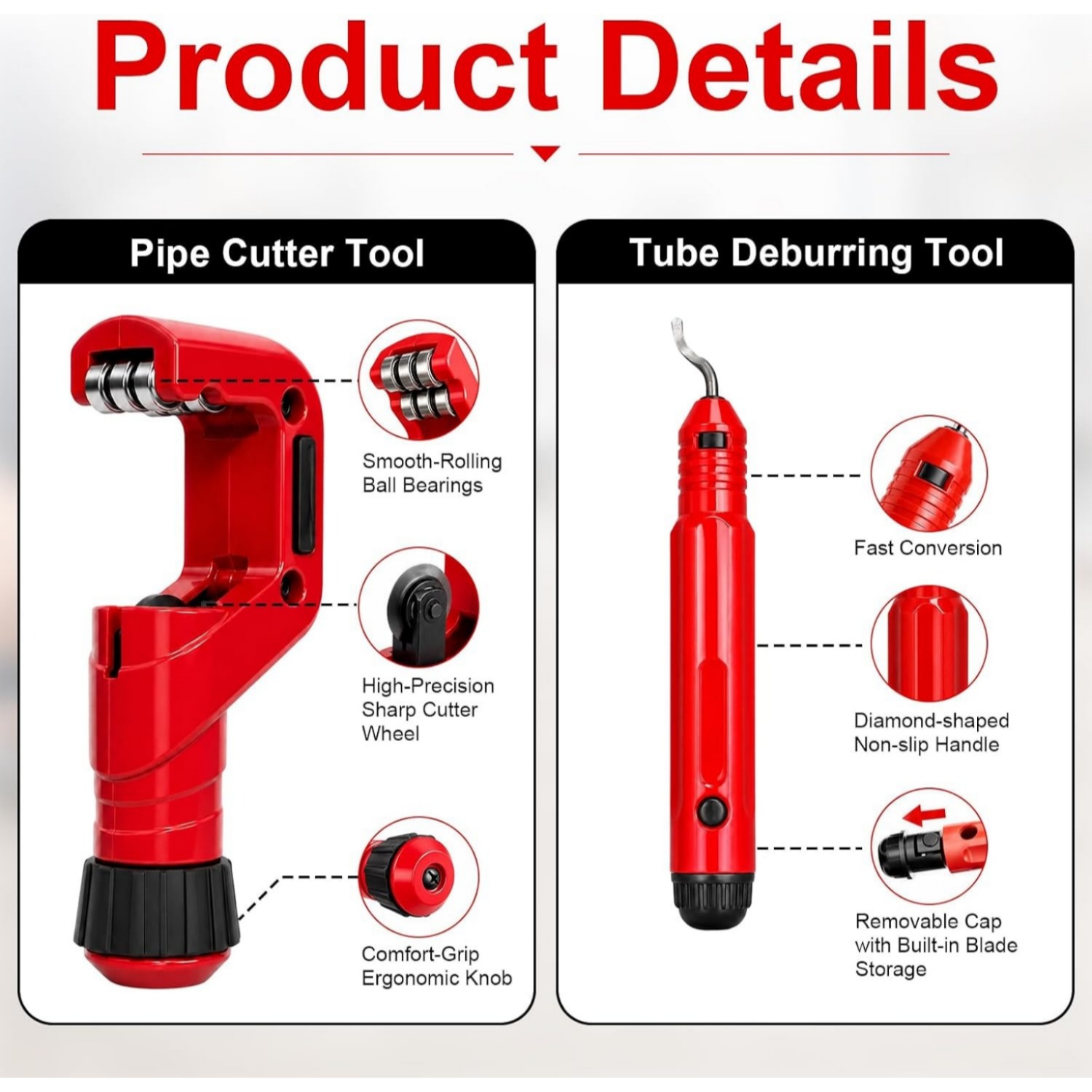 Набор из 4-х прочных труборезо – обзор и цена Pipe Cutter Ratchet