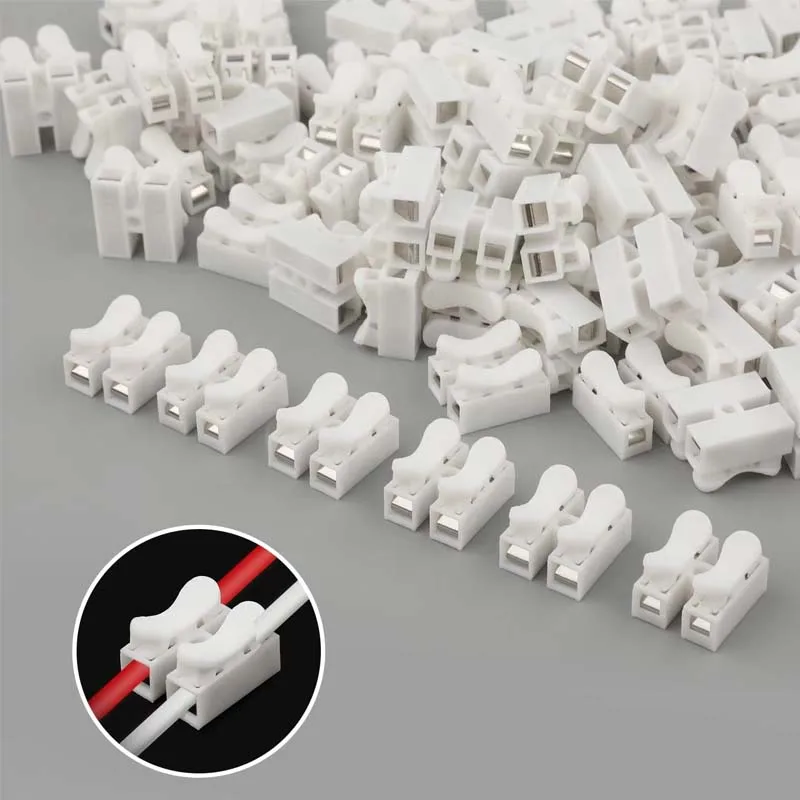 50 шт. быстрозажимных клемм CH – обзор и цена Push Fit Connector
